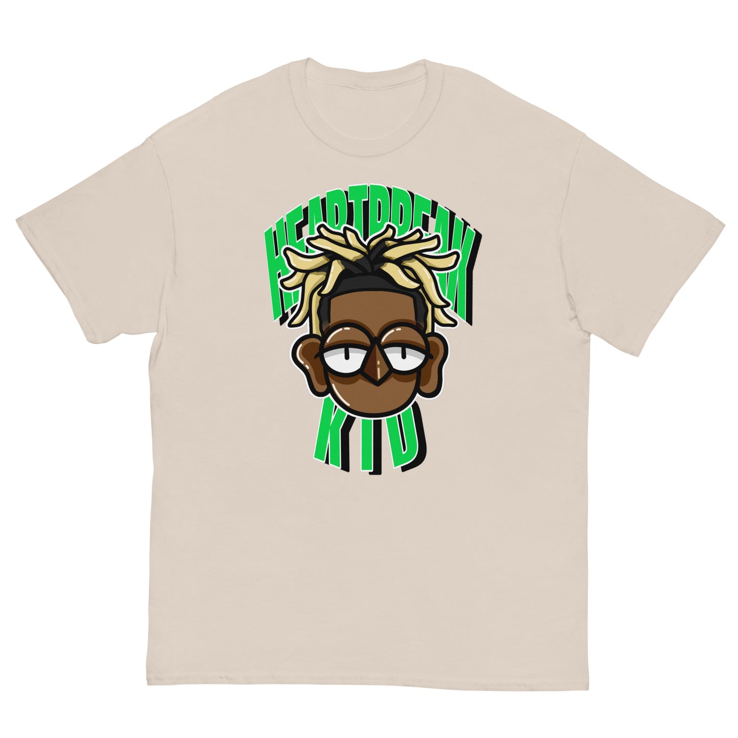 BONE/GREEN HBK TEE