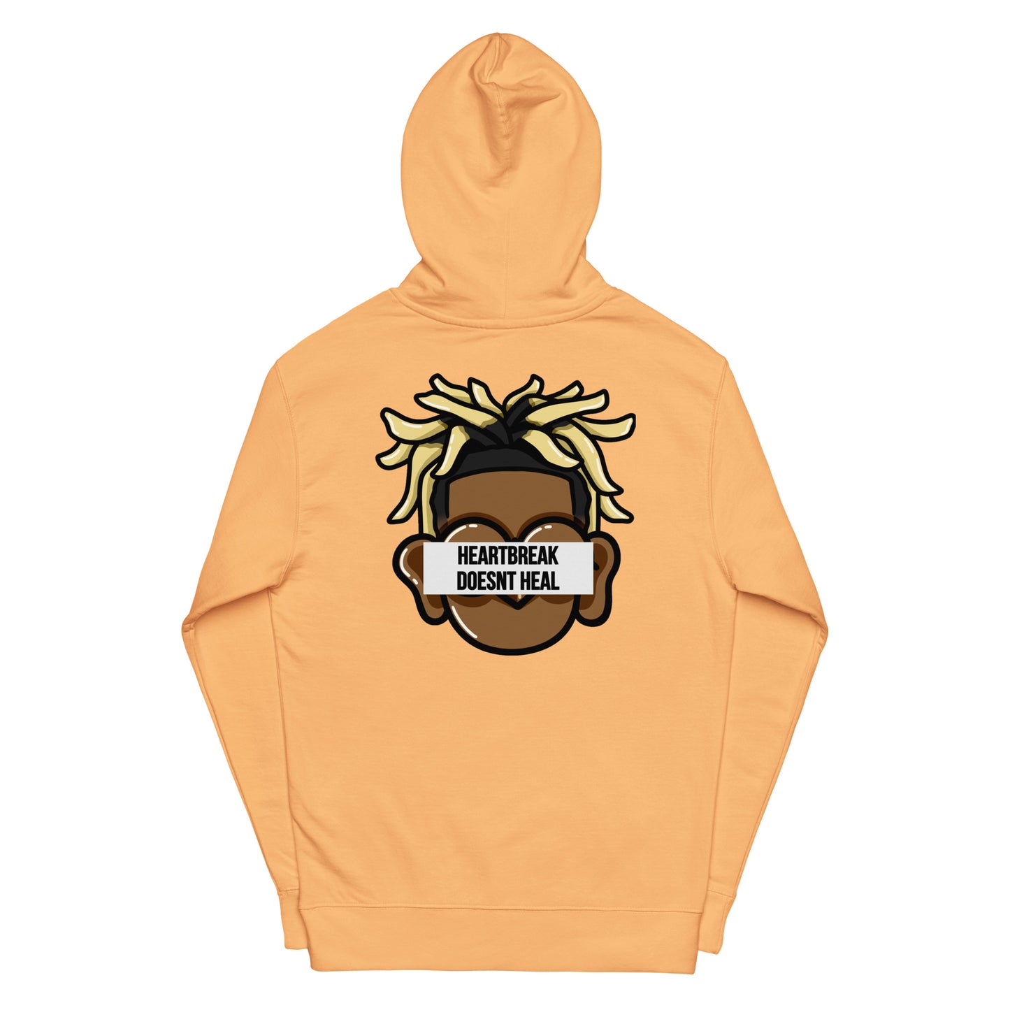 PEACH/"HEARTBREAK" HOODIE