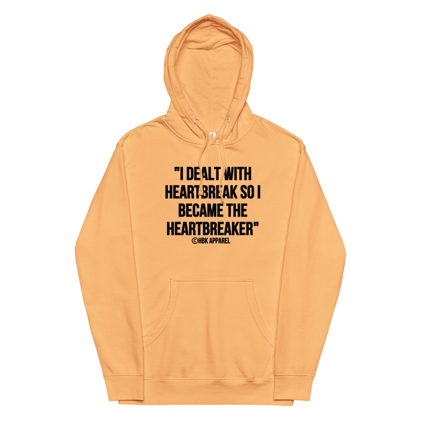 PEACH/"HEARTBREAK" HOODIE