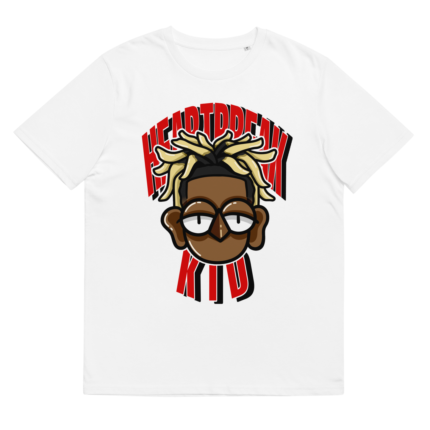 WHITE/RED HBK TEE