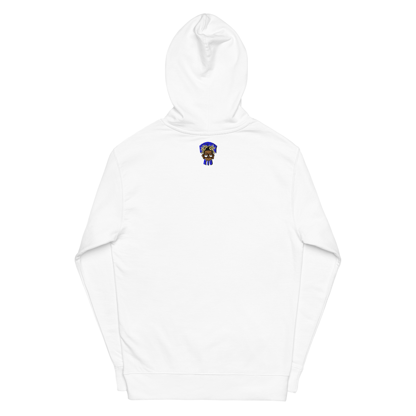 WHITE/BLUE HBK HOODIE