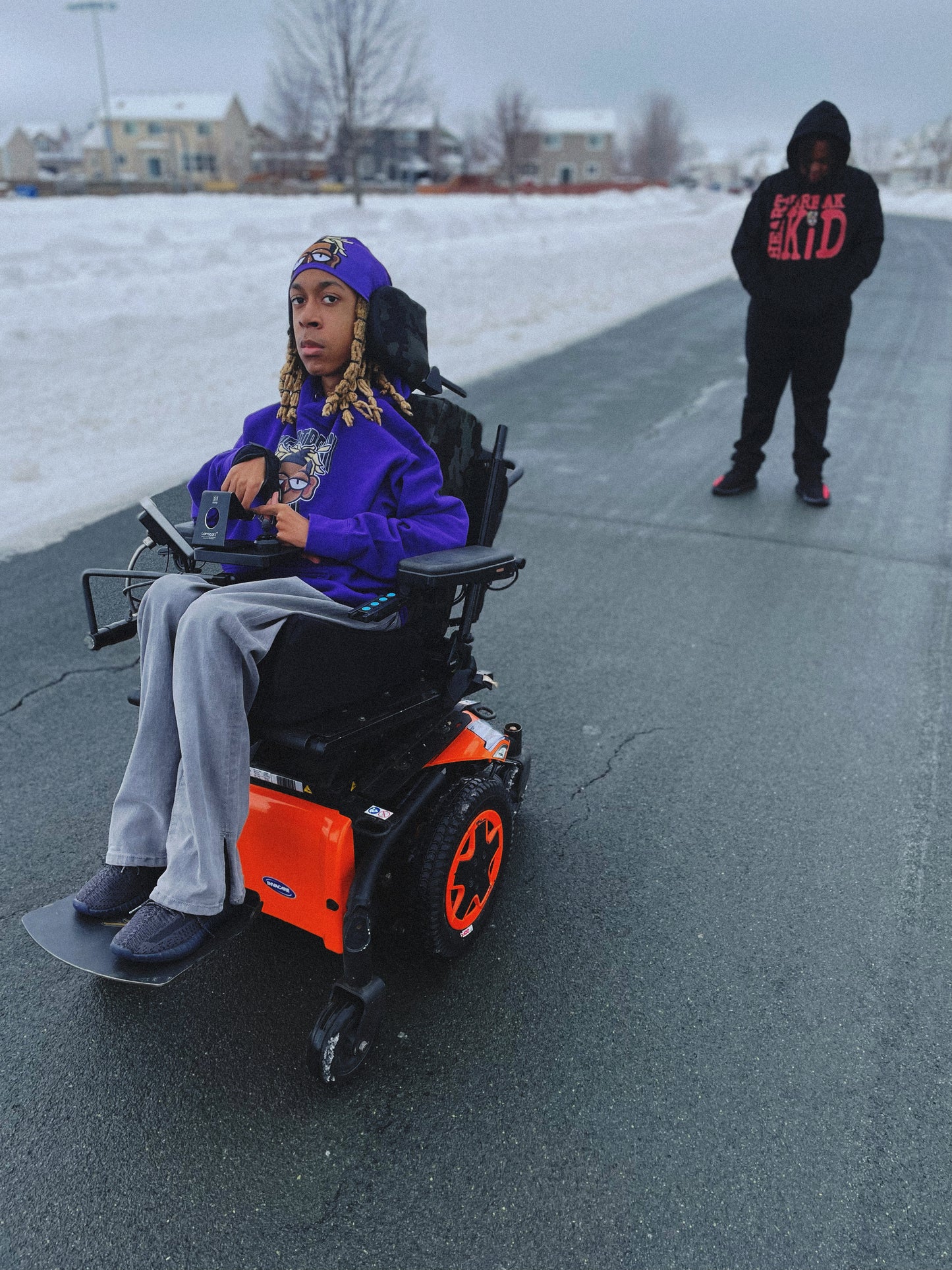 PURPLE/BLACK HBK HOODIE