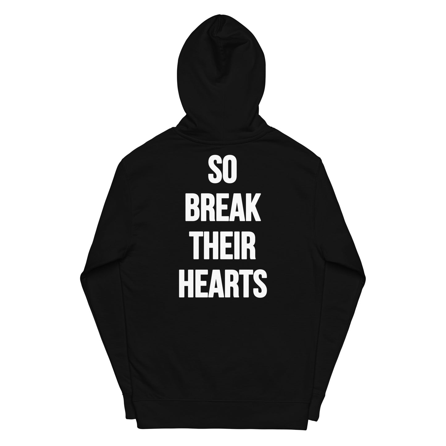 BLACK/WHITE OBLIGATED HOODIE