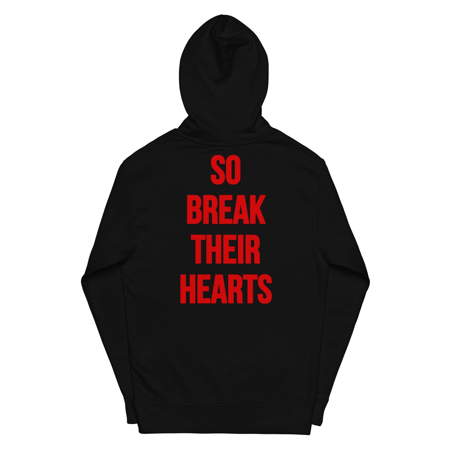 BLACK/RED OBLIGATED HOODIE