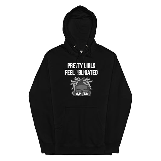 BLACK/WHITE OBLIGATED HOODIE