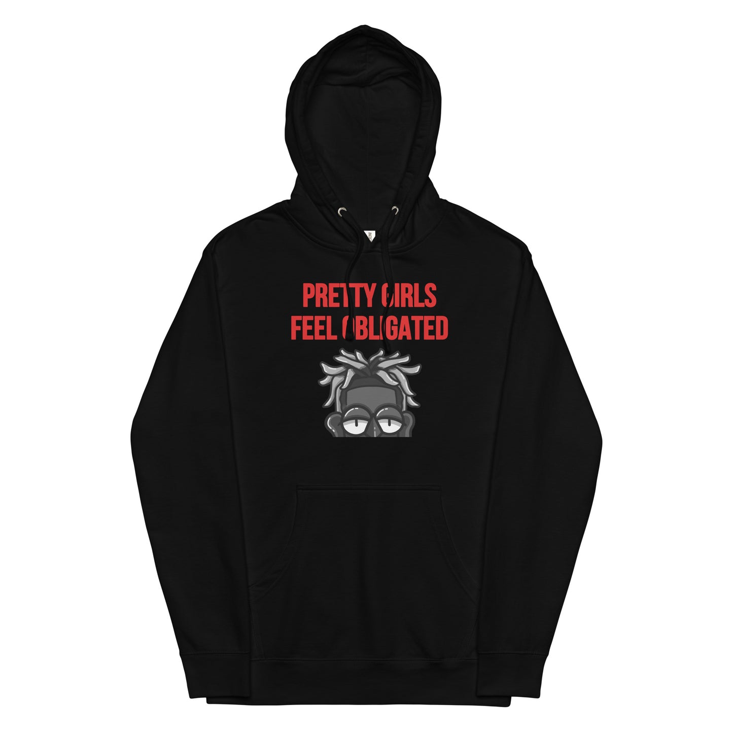 BLACK/RED OBLIGATED HOODIE