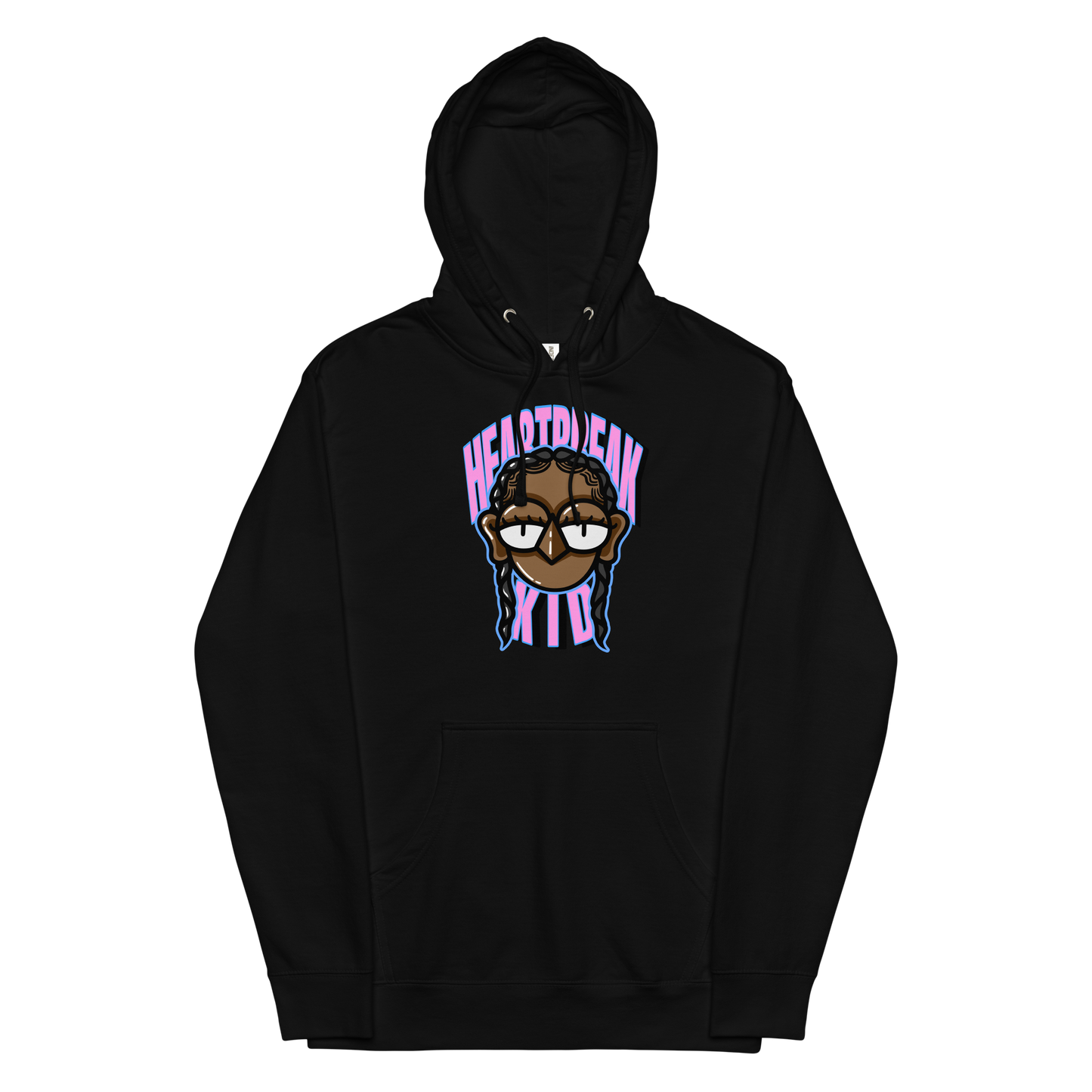 FEMALE HBK "INTENTIONS" HOODIE BLACK/PINK/BLUE