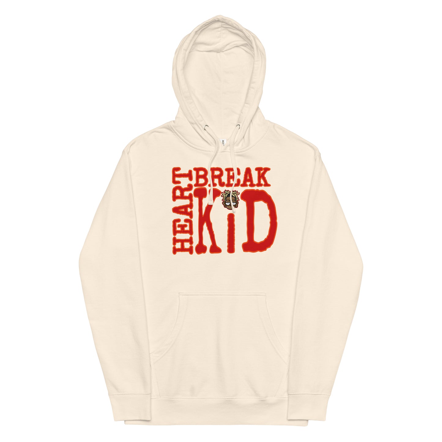 OFF WHITE/RED KID APPROVED HOODIE