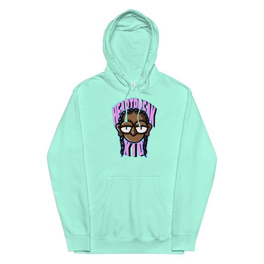 FEMALE HBK "INTENTIONS" HOODIE /MINT/PINK