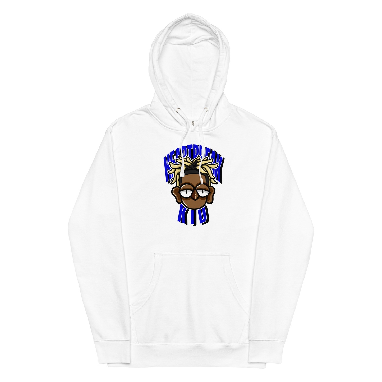 WHITE/BLUE HBK HOODIE