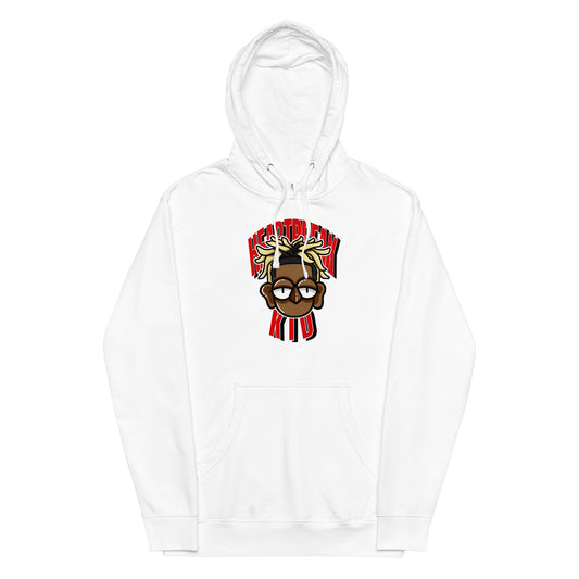 WHITE/RED HBK HOODIE